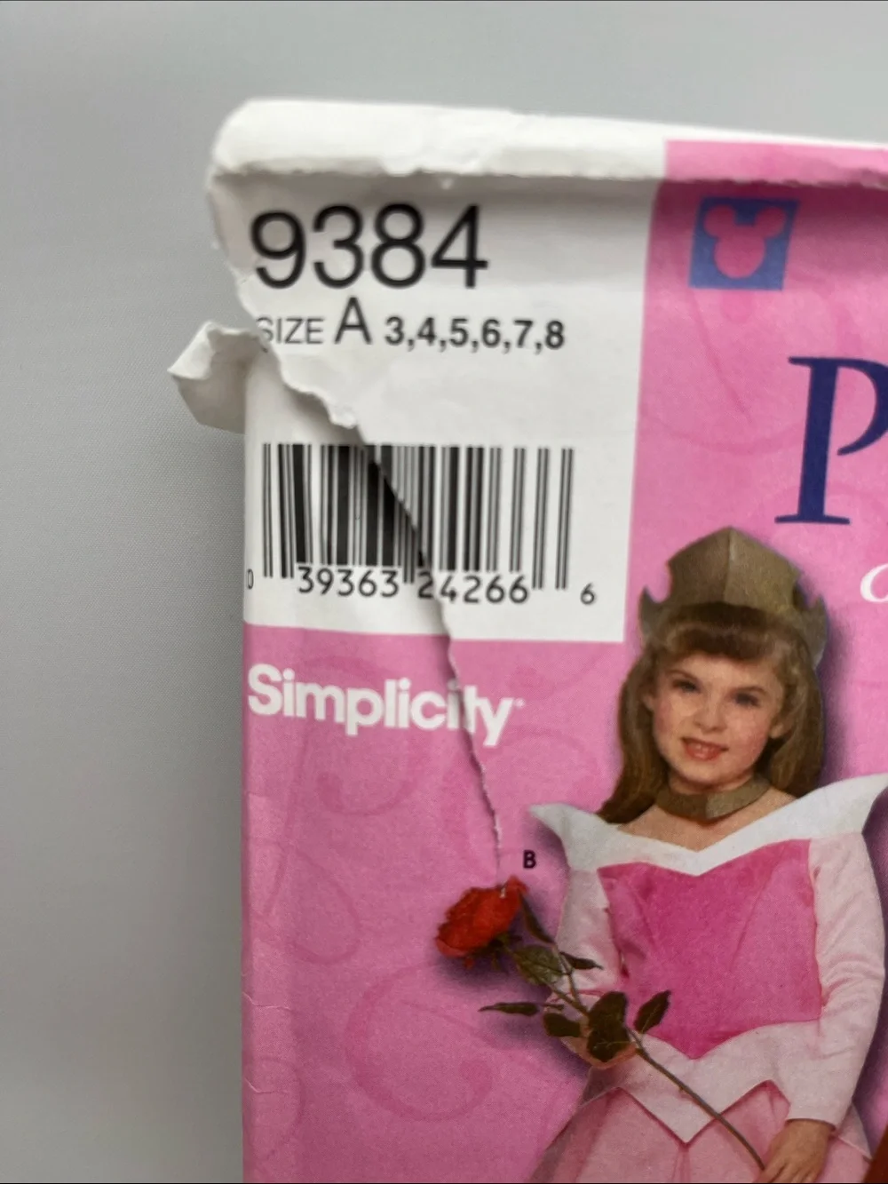 Simplicity Disney Princess Costume Pattern - Pink & Yellow Dresses